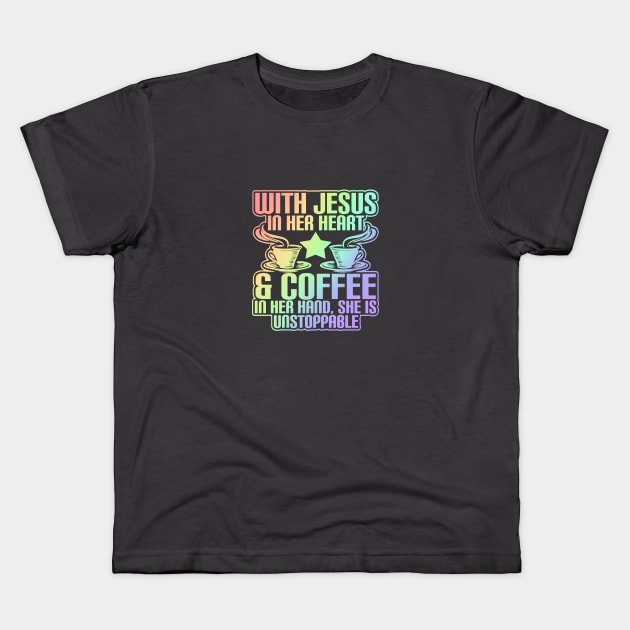 Coffee Mate Gift Kids T-Shirt by Doris4all